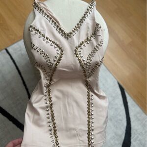 Bebe embellished mini dress